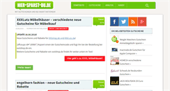 Desktop Screenshot of hier-sparst-du.de
